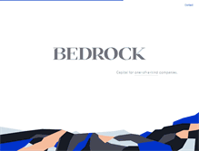 Tablet Screenshot of bedrockcap.com